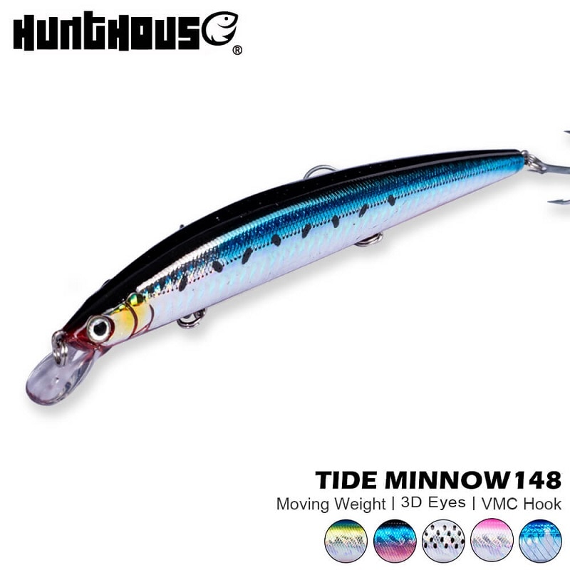 Hunthouse tide slim minnow floating 148mm 22.8g isca s..